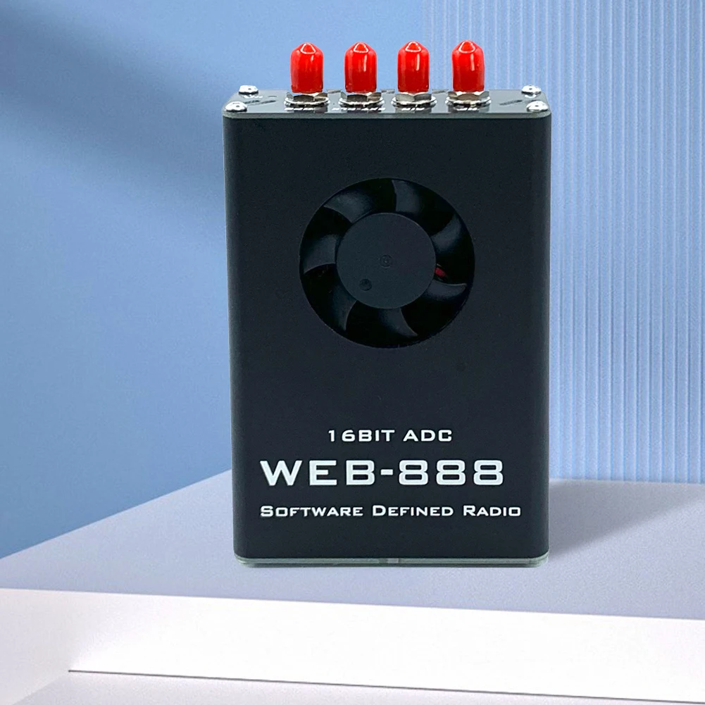 웹 888 16 비트 ADC SDR 라디오 리시버, 62M 대역폭, 10 KHz ~ 60 MHz HF VHF SDR 리시버, GPS 모듈, 햄용 웹 SDR 라디오