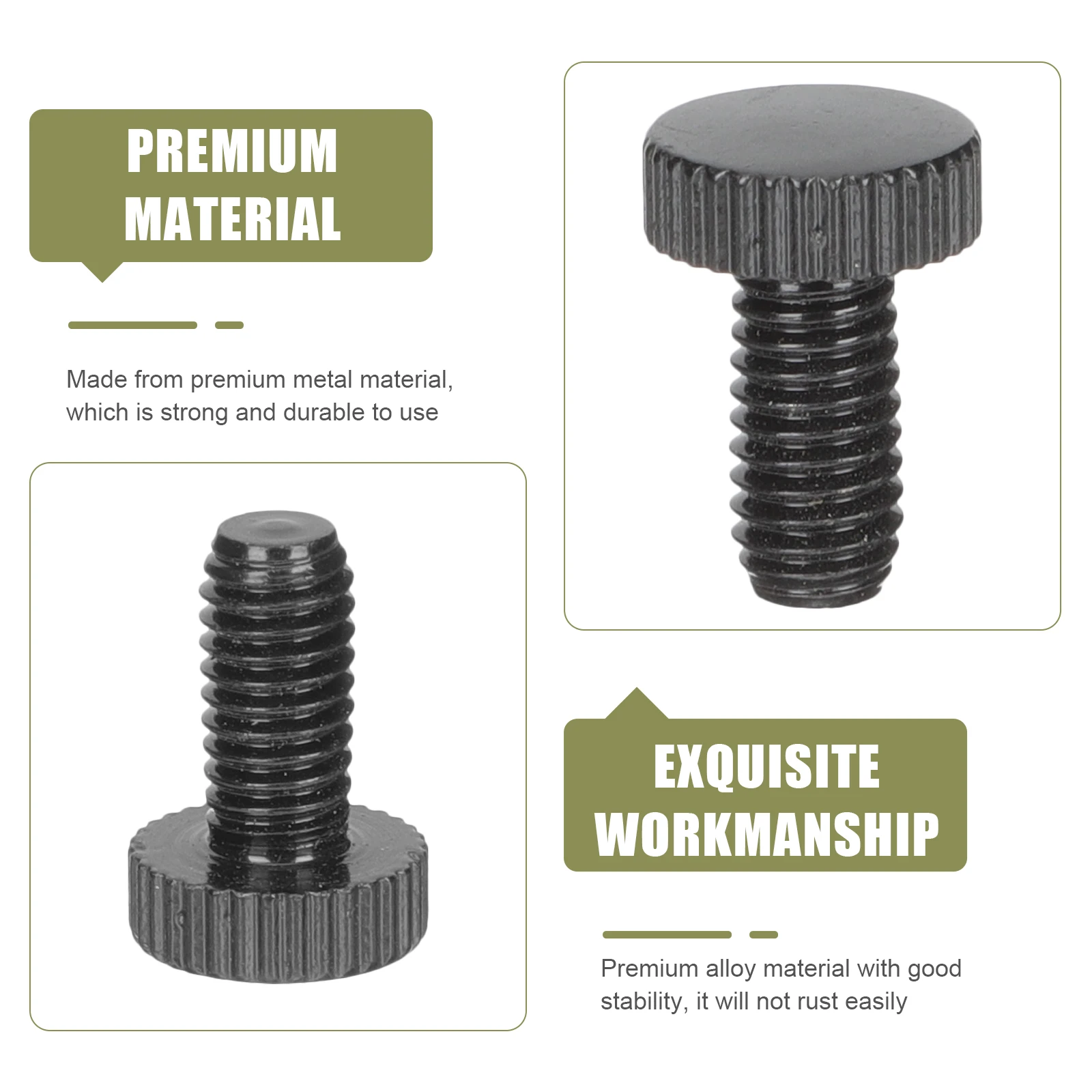 

10 Pcs Bridge Screws Electric Guitar Accessories Part Tremolo Saddles Replacement