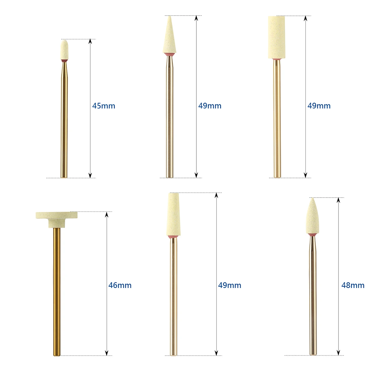 HP2.35mm 1 Stück Azdent Dental Labor Keramik-Diamantschleifer für Zirkonoxid-Porzellan – Dentalpolierer für die Zahnmedizin – Detail 8