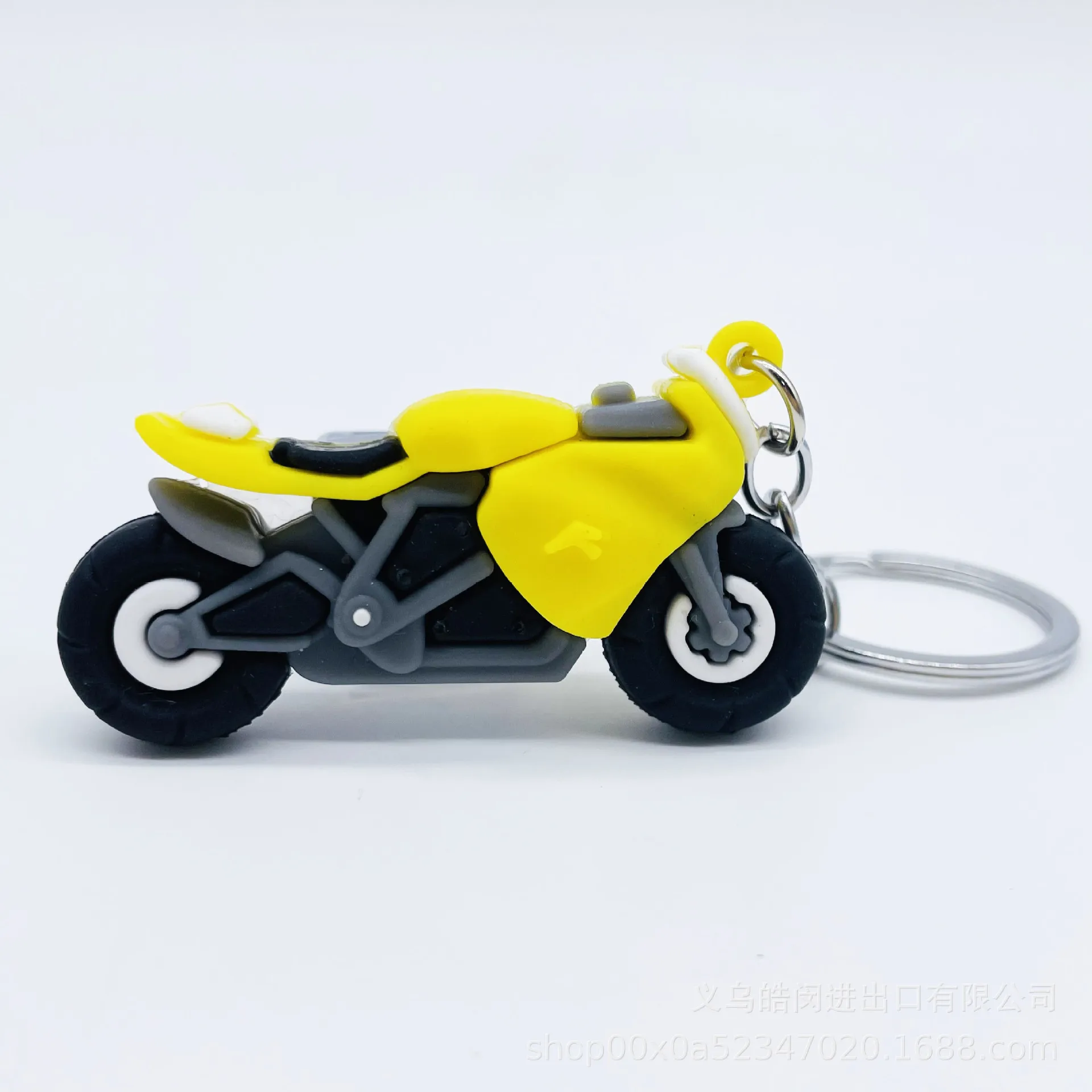 Small Motorcycle Pendant Keychain Trending Keyring New Creative Designs Cartoon Bag Packback Hanging Car Accessories New