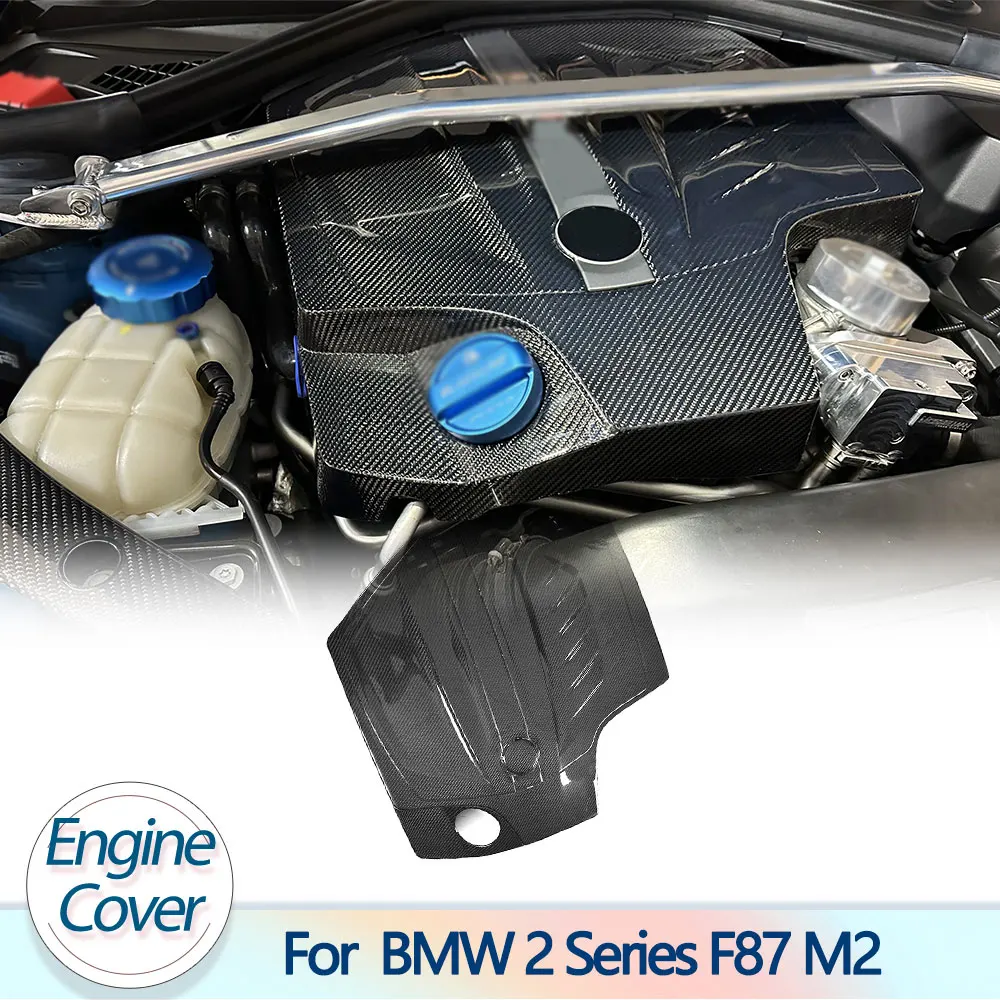 

Car Engine Bonnet Cover For BMW 2 Series F87 M2 Base Coupe 2 Door 2016 2017 Front Engine Hood Cover Bonnet Carbon Fiber