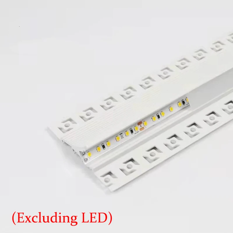 Led Aluminum Profile Living Room Aisle Suspended Ceiling Backlight Groove Led Channel Wall Washing Indoor Decorative Linear Lamp