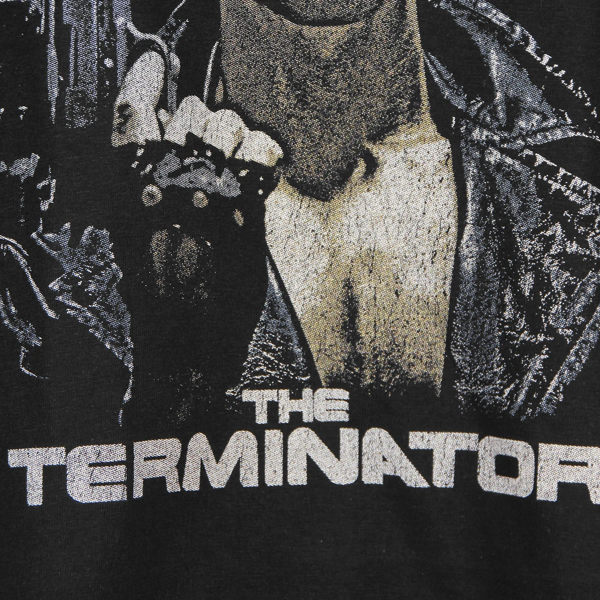 Terminator Shirt T800 Schwarzenegger Movie  Universal Soldier Men\'s Clothing Short Sleeve Cotton Washed Summer Tee Shirt