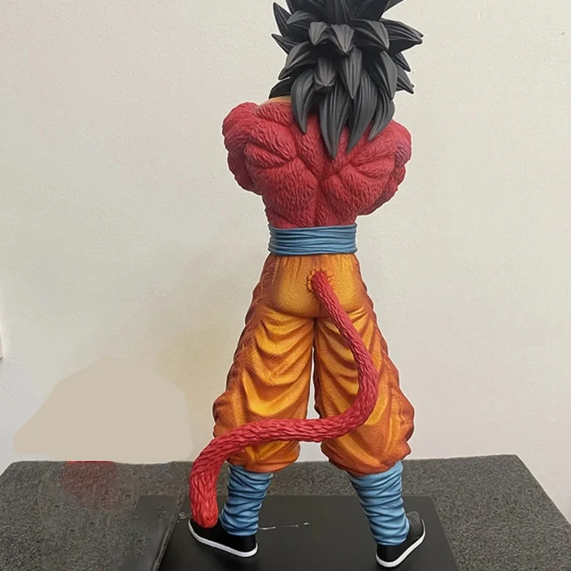 Dragon Ball Anime Toy 32cm Super Saiyan 4 Goku Jt Statue Brother Planb Anime Model Collection Desktop Ornament Male Gift