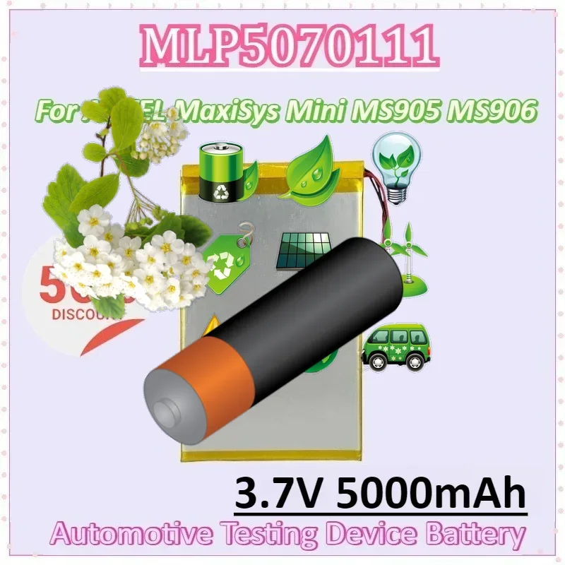 

MLP5070111 3.7V 18.5Wh 5000mAh High Quality Battery for AUTEL MaxiSys Mini MS905 MS906 Automotive Testing Device Battery
