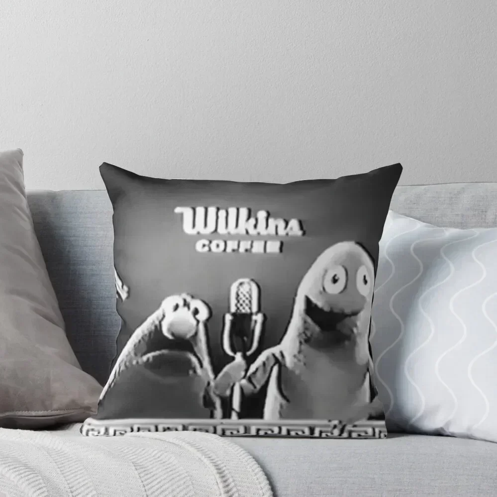 Wilkins coffee b&w Throw Pillow Pillowcases Bed Cushions christmas ornaments 2025 Pillowcases Cushion Covers Sofa pillow