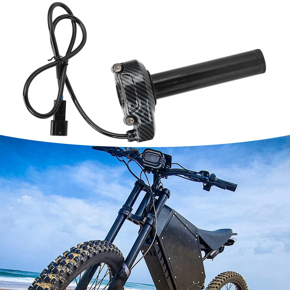 

Electric Bicycle Throttle For Surron Throttle Handle Carbon Fiber Throttle Grips For Ebike For Light Bee E-bike Accessories