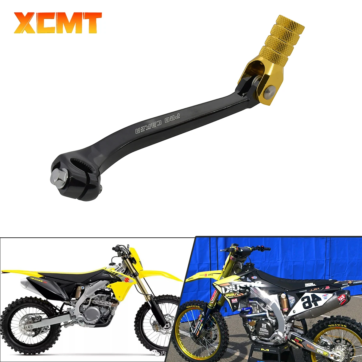 

Motocross Accessories CNC Aluminum Folding Gear Shift Shifter Lever For Suzuki RM Z250 2007-2019 7075 Universal Dirt Pit Bike