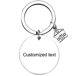 Personalized Custom Keychain Our First Home Key chain New Home Housewarming Gifts key rings