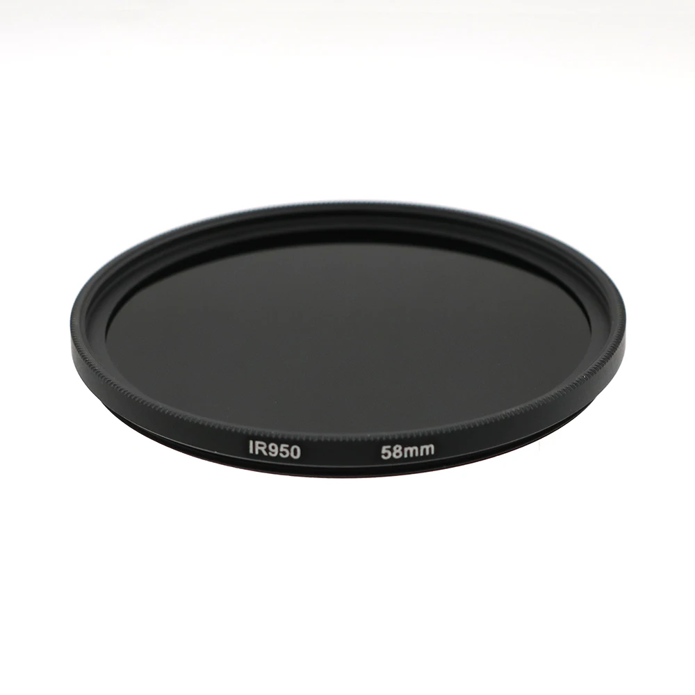 Infrared IR Filter 950nm IR Filter 43mm 46mm 49mm 52mm 55mm 58mm 62mm 67mm 77mm For SLR DSLR Camera Lens