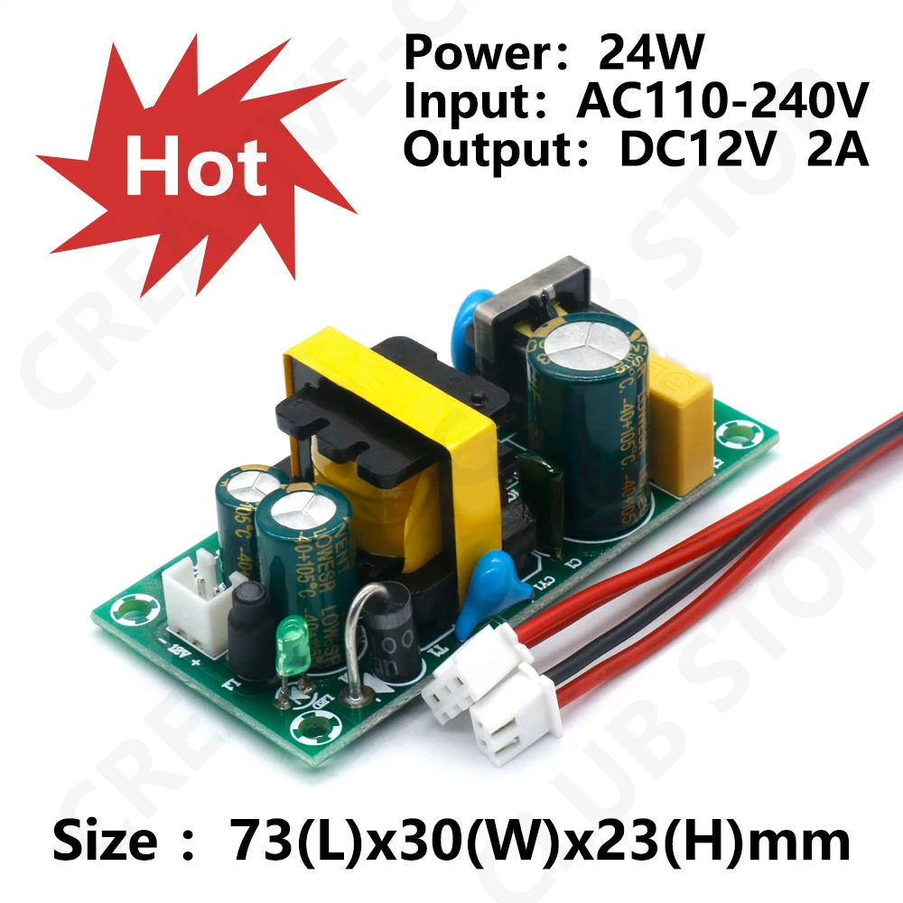 LED Driver 220 to 12V 1A 2A 3A 5V 2A 24V 32V LED adapter Power Supply Power converter Light Transformers For LED Strip Lights