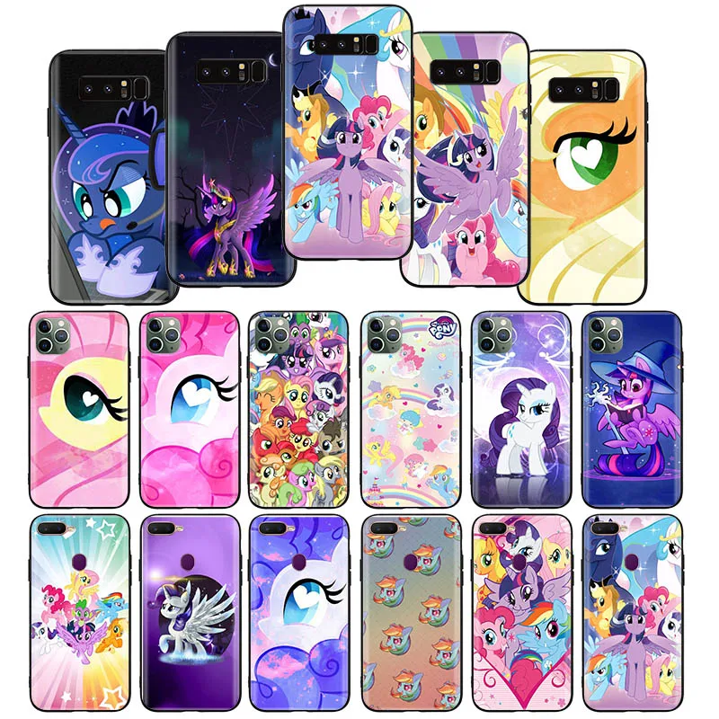 G-24 my littles ponys Black Soft Silicone Case for Xiaomi Redmi 9A Note 9T 9s 9 Power Poco X3 NFC GT Pro