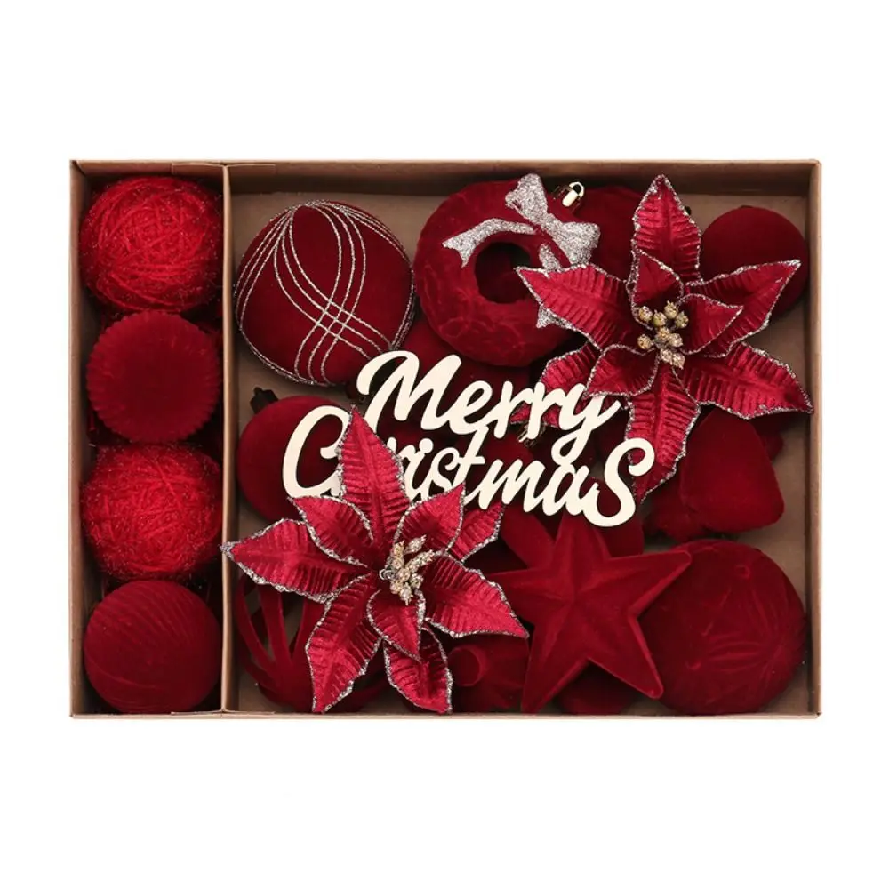 

Цветочные рождественские шары, подвеска, полые поделки своими руками, украшение для рождественской елки, пластик, многоцветная подвесная рождественская елка