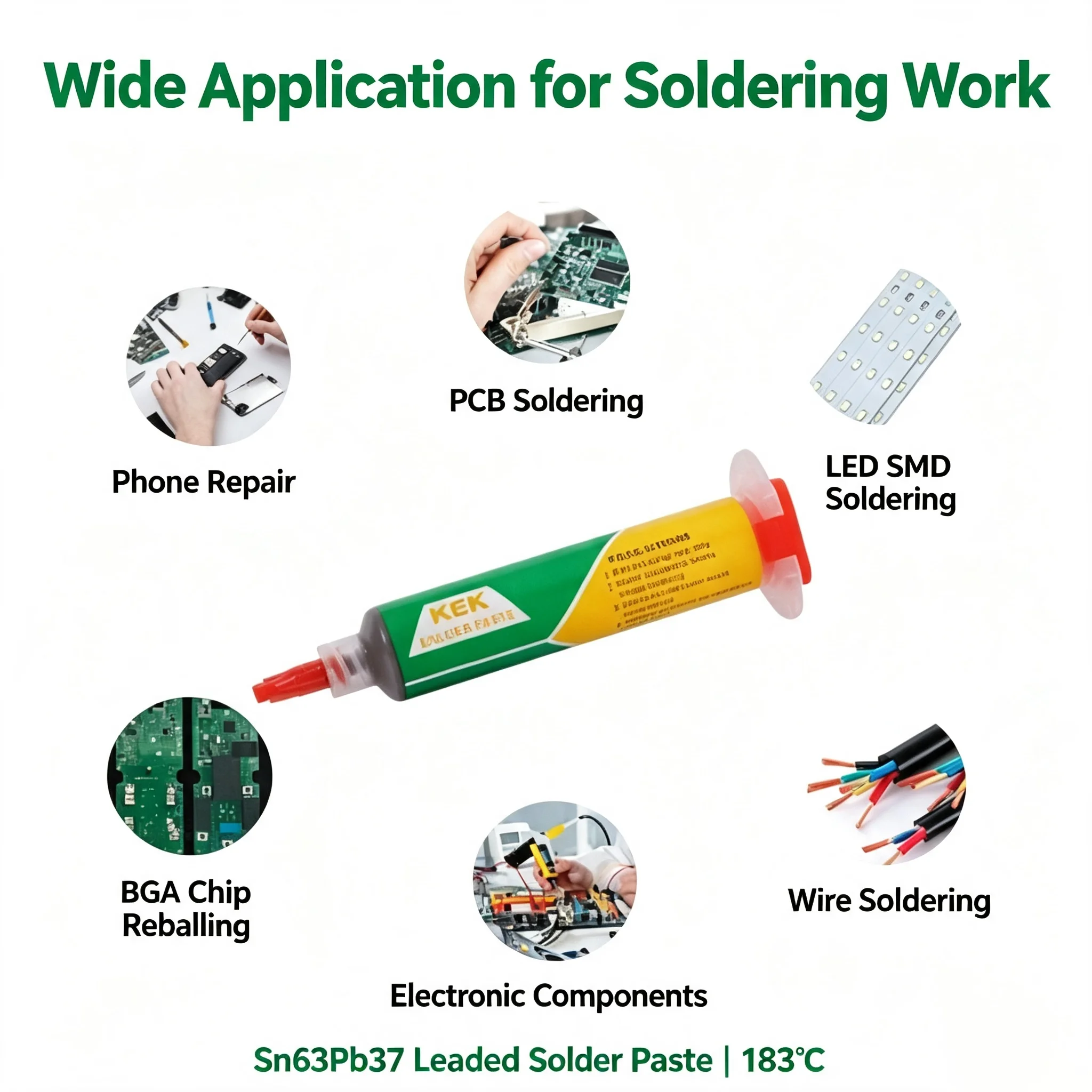 Needle Tube Sn63Pb37 Solder Pa - Electronics Repair Table review and price