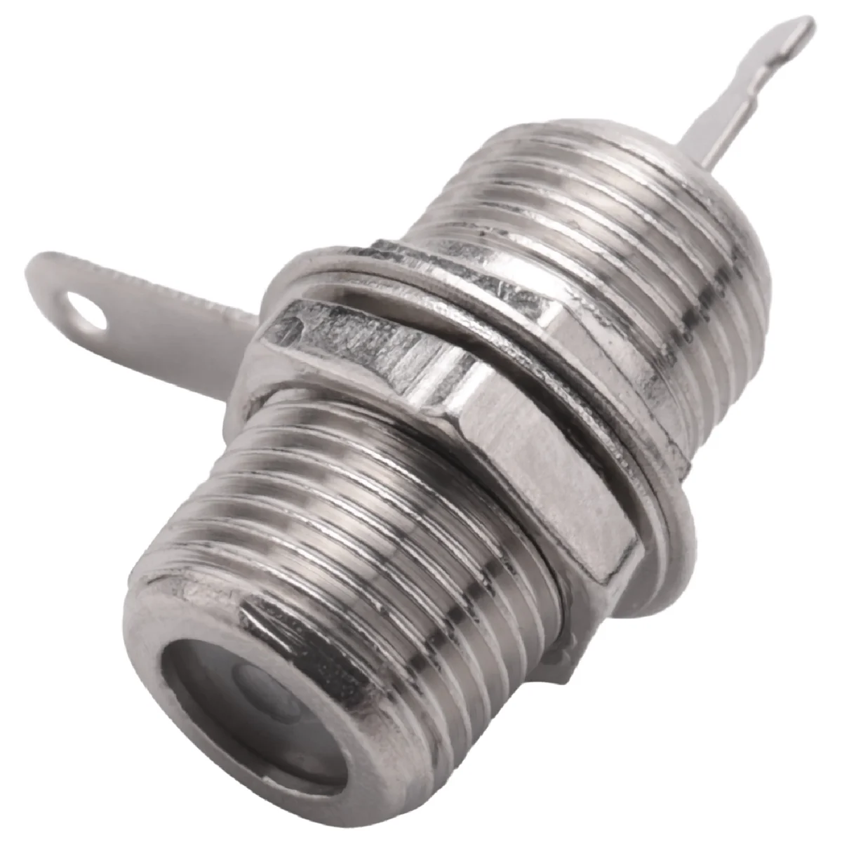 

AU35 5 Pcs F Type Panel Mounted Socket Female Jack Solder Connector Adapter