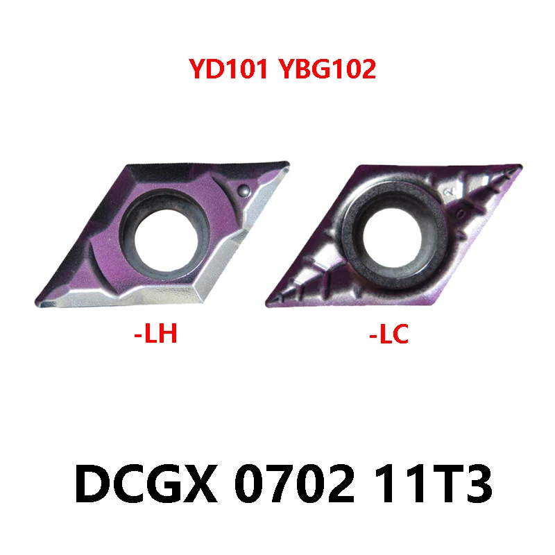 

Original DCGX 11T304 DCGX070202 DCGX070204 DCGX11T304 DCGX11T308-LC YD101 DCGX11T302-LH YBG102 Lathe Cutter Carbide Inserts