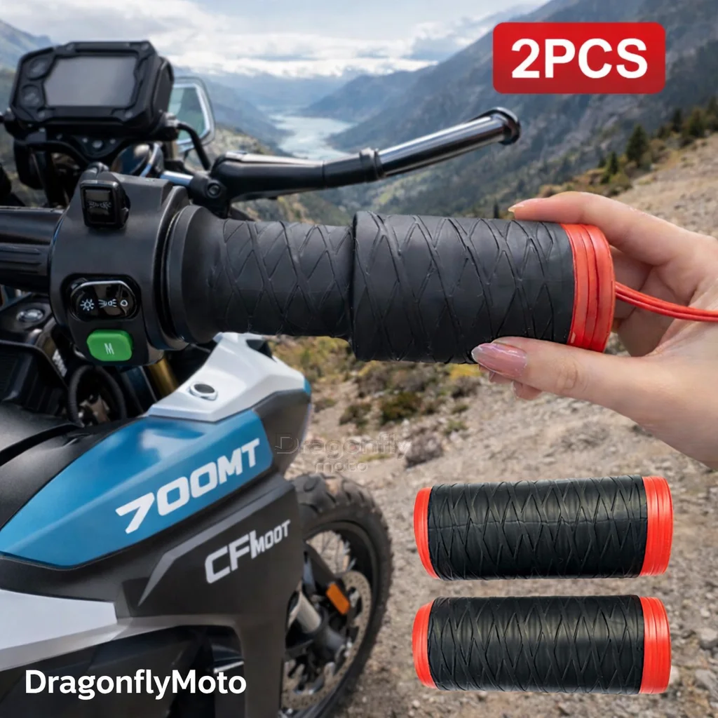 

Motorcycle Silicone Handlebar Cover For CF MOTO 700MT 700 MT Self Shrinking Non-Slip Motorcycles Grip Covers Sleeve Protector