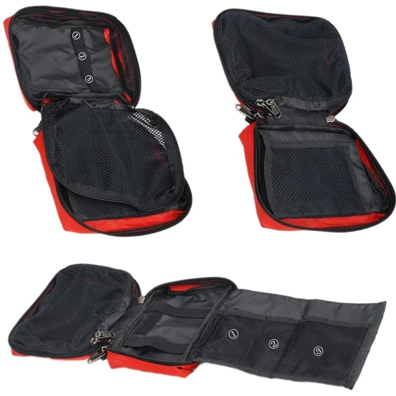 Outdoor Tactical Emergency Medical First Aid Pouch Bags Survival Pack Rescue Kit Empty Household Multi-Layer First Aid Kit Pouch