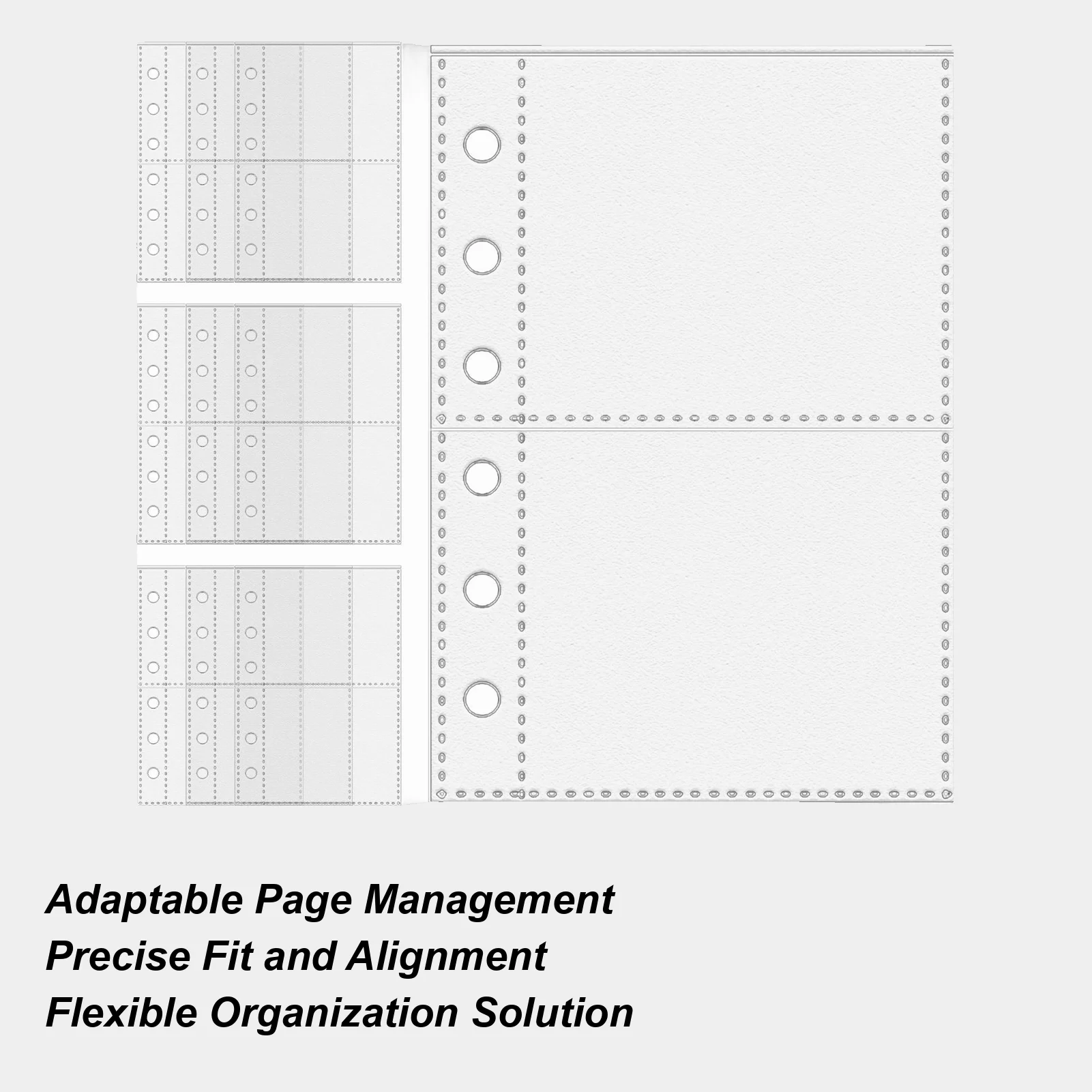 

Page Protectors 10 Pieces A7 6-Ring Clear Binder Document Covers Clear Document Covers For Office Administrative Staff Project