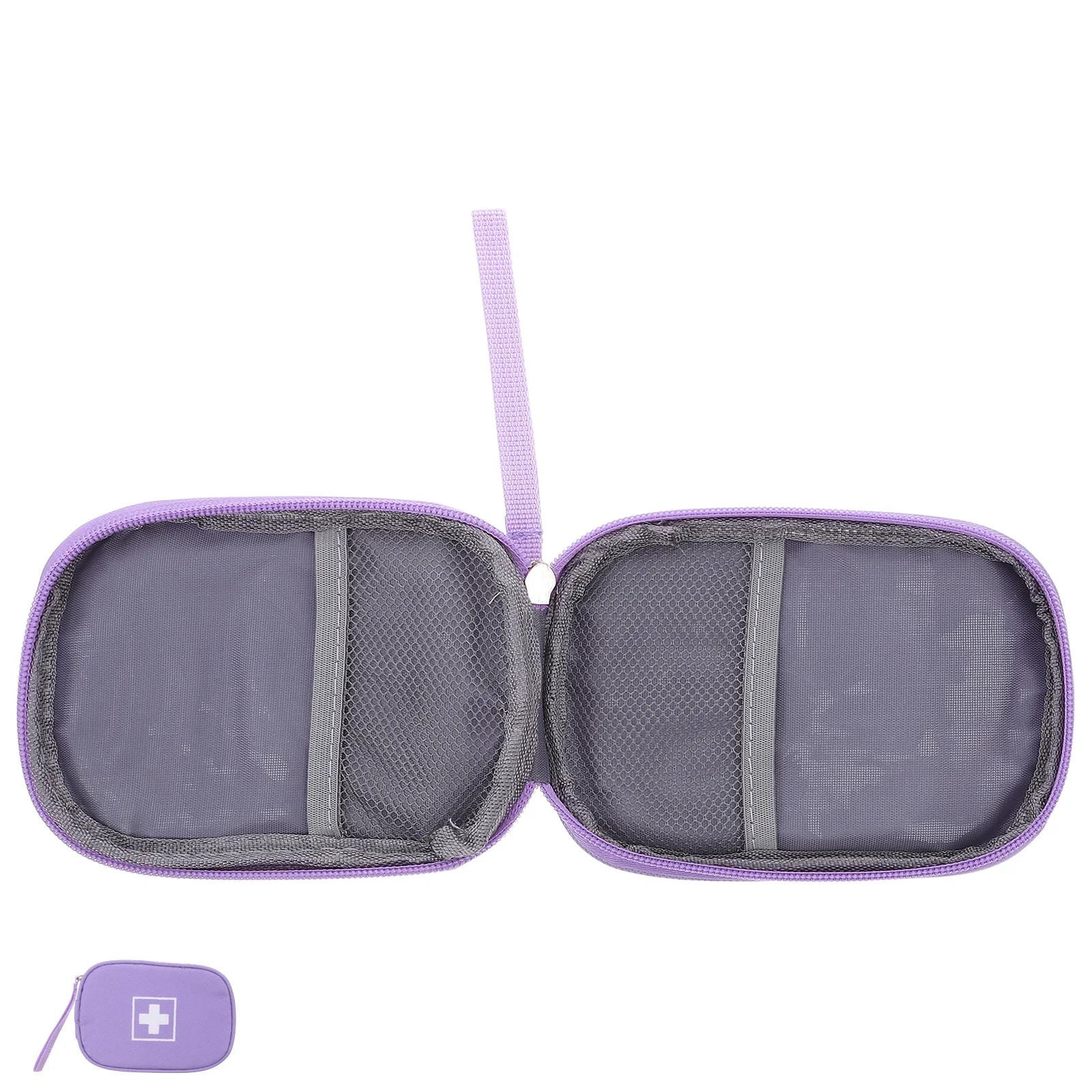 حقيبة إسعافات أولية محمولة مدمجة، منظم أدوية مقاوم للماء للسفر في الهواء الطلق، حقيبة إسعافات أولية للطوارئ المنزلية #1