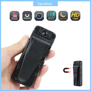 Vandlion A8Z Mini Mounted Body Camera Motion Detection 4pcs IR Night Vision Full HD 1080P Video Recording Sports DV for Bicycle