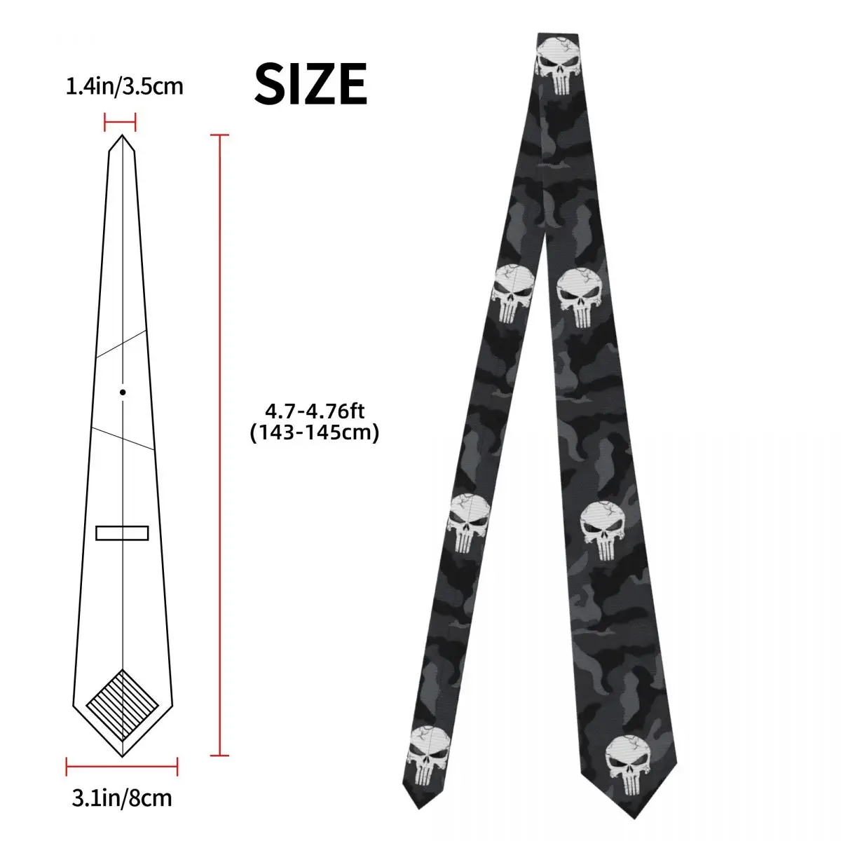 ربطة عنق مخصصة من المعاقب مانغا لا يصدق للرجال ربطة عنق مكتب حريرية عتيقة #5