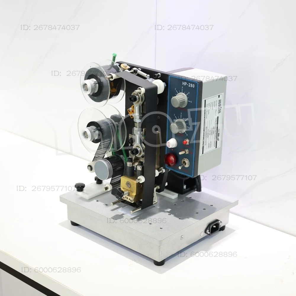 Printing Date Ink Digital Imitation Inkjet Coding Machine, HP-280 Electric Ribbon Automatic Coding
