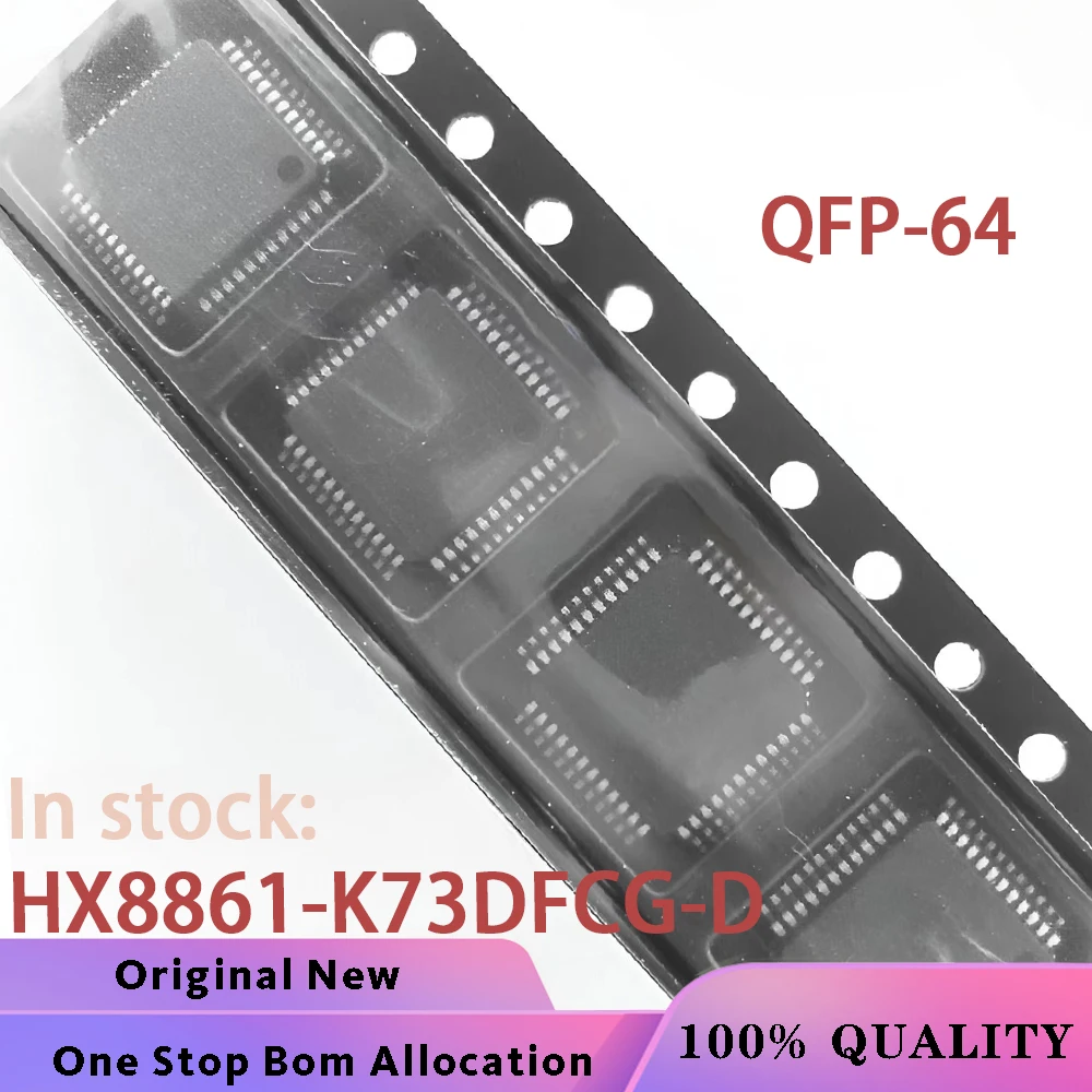 (2PCS) 100% New HX8861 K73DFCG-D HX8861-K73DFCG-D LQFP-64 Chipset