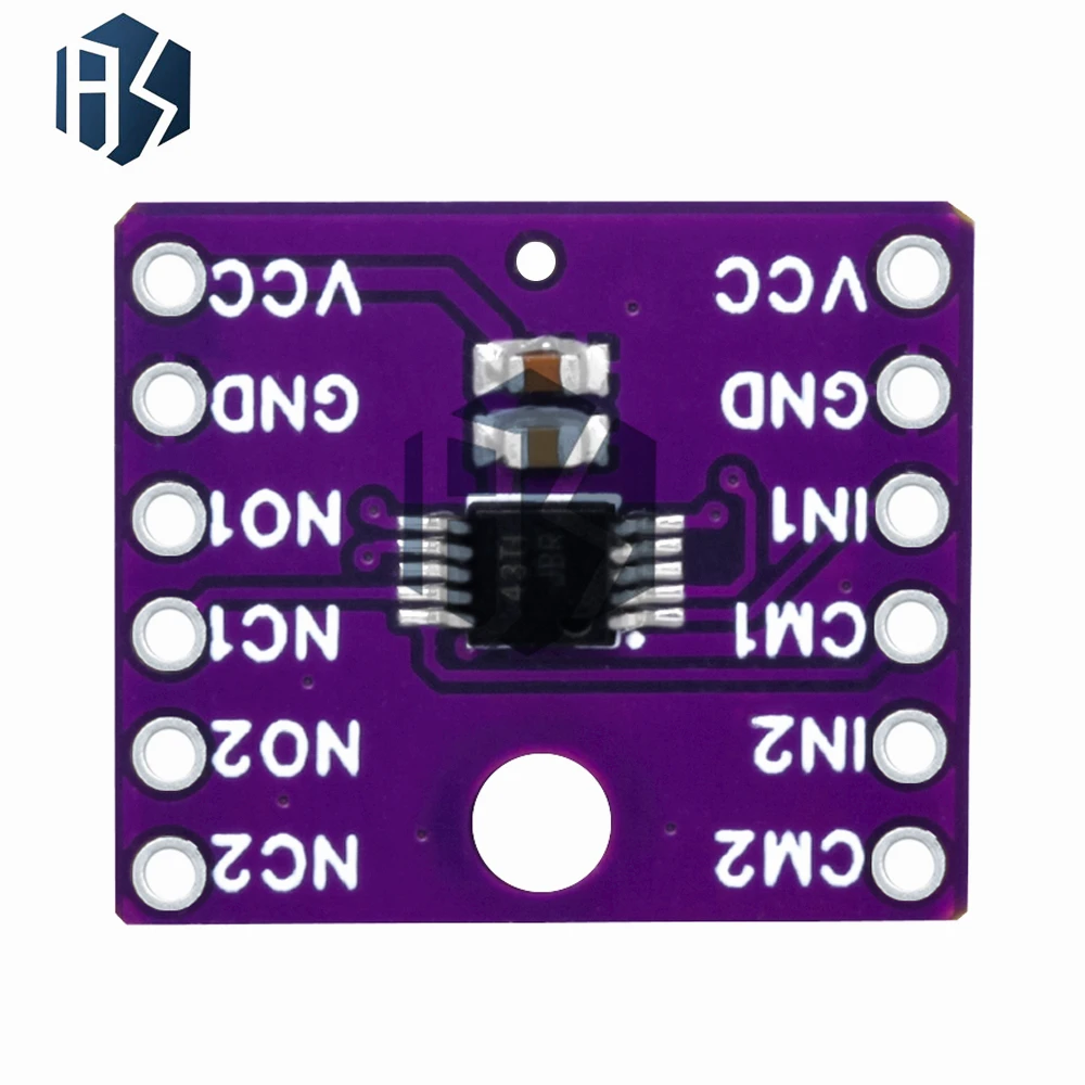 TS5A23157 CJMCU-23157 Placa de desenvolvimento de módulo de interruptor analógico SPDT de canal duplo 10Ω para Arduino