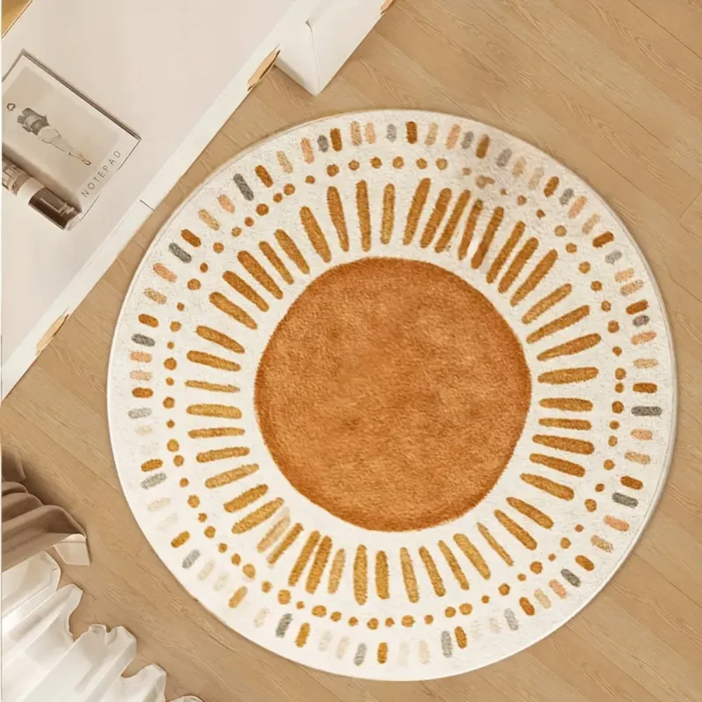 Vikama tapete redondo sala de estar quarto decoração dos desenhos animados crianças decoração do quarto tapete macio fofo área estar criança tapetes
