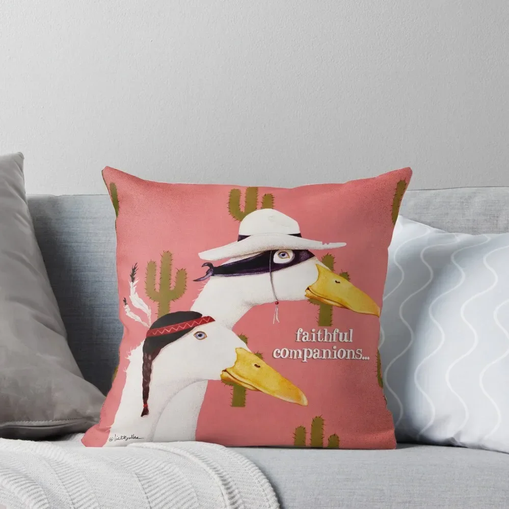 Will Bullas / pillow / tote / faithful companions... humor animals Throw Pillow Custom Cushion Christmas Pillowcase Pillow