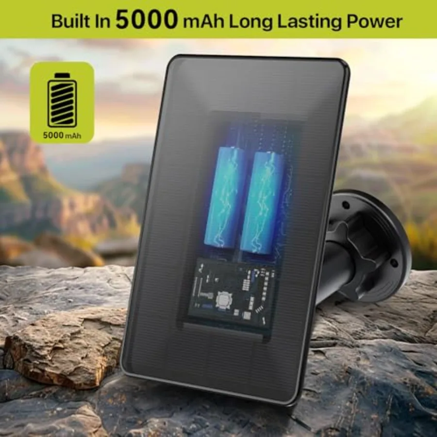 Trail camera solar panel weather resistant design