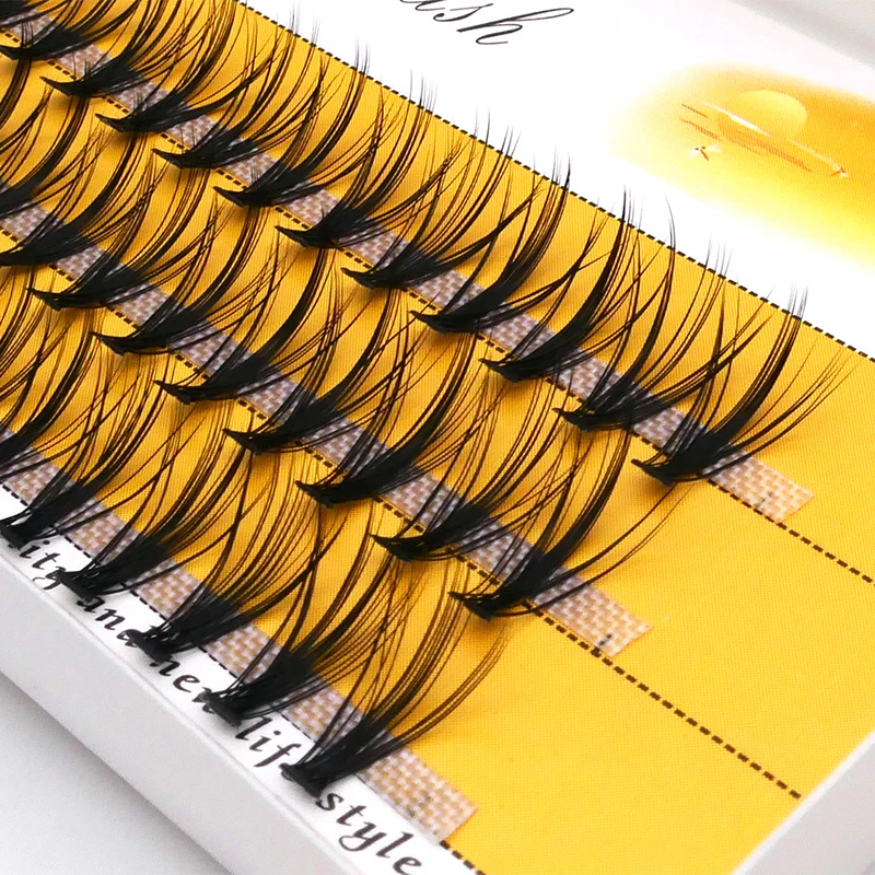 20D/30D Individual Eyelash Cluster 60 bundles/box eyelash extensions Natural Mink Eyelashes Makeup tools Lashes wholesale