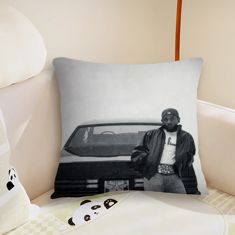 Rapper K-Kendrick Lamar GNX Pillow Case Living Room Sofa Cushion Cover Suitable For Home Bedroom Room Decoration