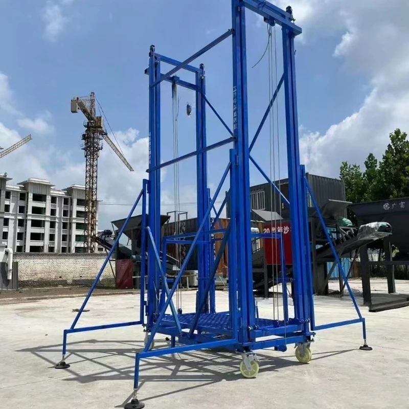 Factory Direct Hydraulic Electric Scaffold Aerial Work Platform Load Capacity Mobile Adjustable Lift