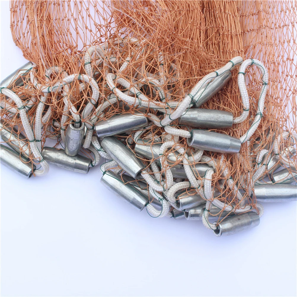 

3 .6M Hand-dumping Fishing Net Portable Foldable Bait Cast Mesh Trap American Style