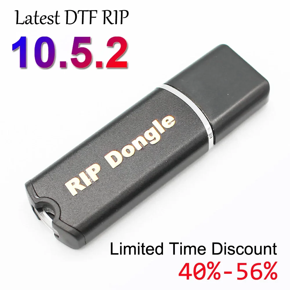 L1800 DTF RIP10.5.2 Print Roll L805 DTG Software USB Dongle Supports Epson R1390 P600 2400 7890 Printer Custom White Ink Channel