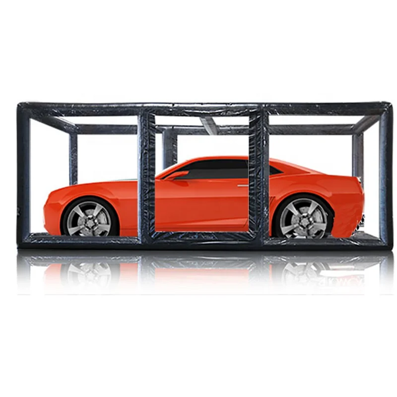 Factory Customized High Quality PVC Durable Carport Inflatable Garage Outdoor Pvc Car Cover Dust Proof Clear Parking Tent