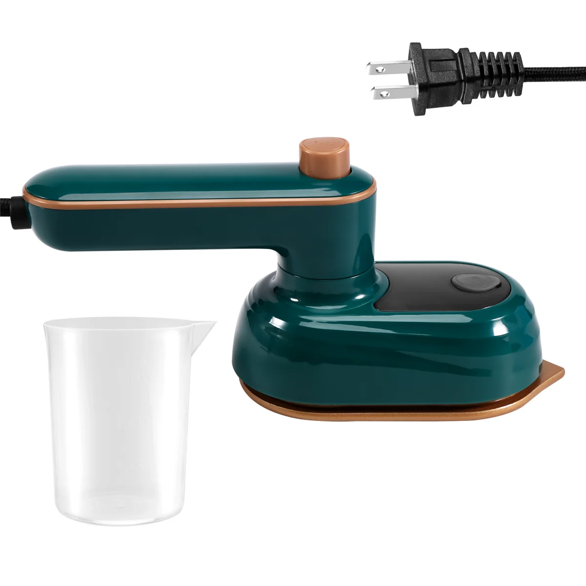 مكواة صغيرة محمولة باليد رطبة وجافة مولد مزدوج ساخن مُبخّر ملابس محمول للمنزل والسفر بقابس أمريكي