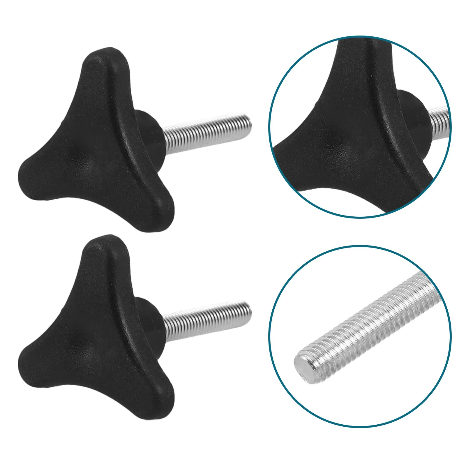 8 PCS Commode Chair Fasteners Bedside Toilet Replacement Screws Hand Accessories Thumb