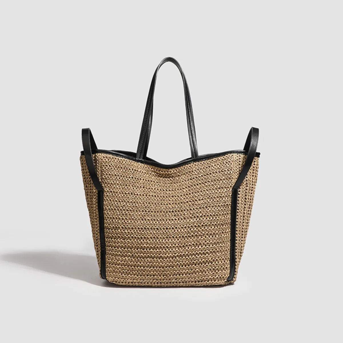 

Straw Woven Women's Tote Bag - Spacious Shoulder Bag for Commuting & Beach Vacations, Casual Shopping and Everyday Essentials