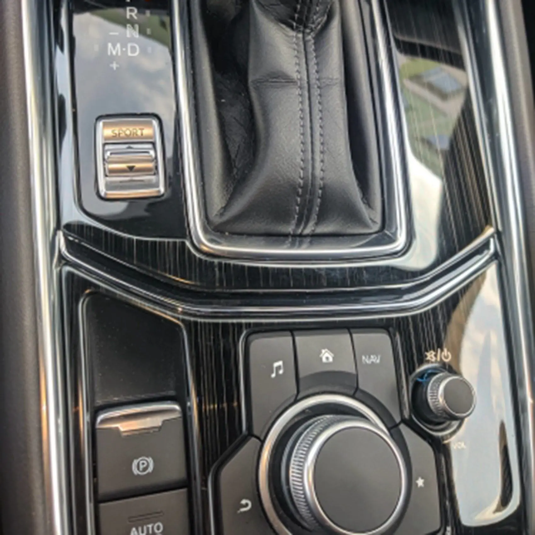 Auto Getriebe Fenster Schalttafel Set, anpassen Abdeckung Trim Aufkleber Streifen Auto Dekoration für Mazda Cx-5 cx5 2017 2018 2019 lhd