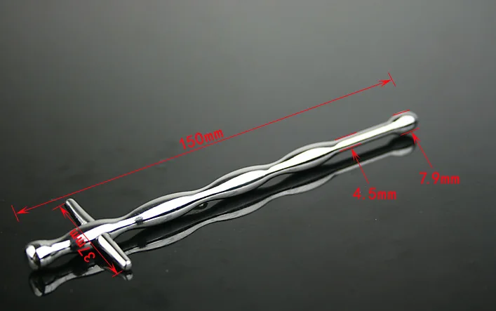 2025 Baru Stainless Steel Uretra Suara Dilator Penis Pria Plug Cross Uretra Kateter Stimulator Mainan Seks Dewasa untuk Pria Gay