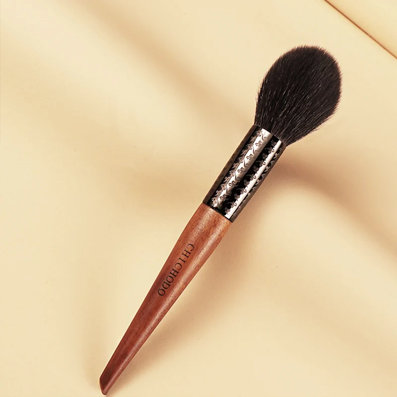 CHICHODO Professional animal hair makeup brush Precise loose powder brush powder Simple beauty tools - Goat Hair -F203