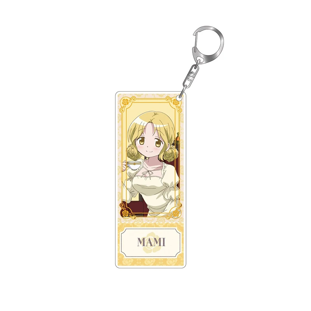 Anime Puella Magi Madoka Magica Acrylic Keychain Madoka Homura Sayaka Kyoko Mami Nagisa Bag Charm Kawaii Collectible Fans Gift