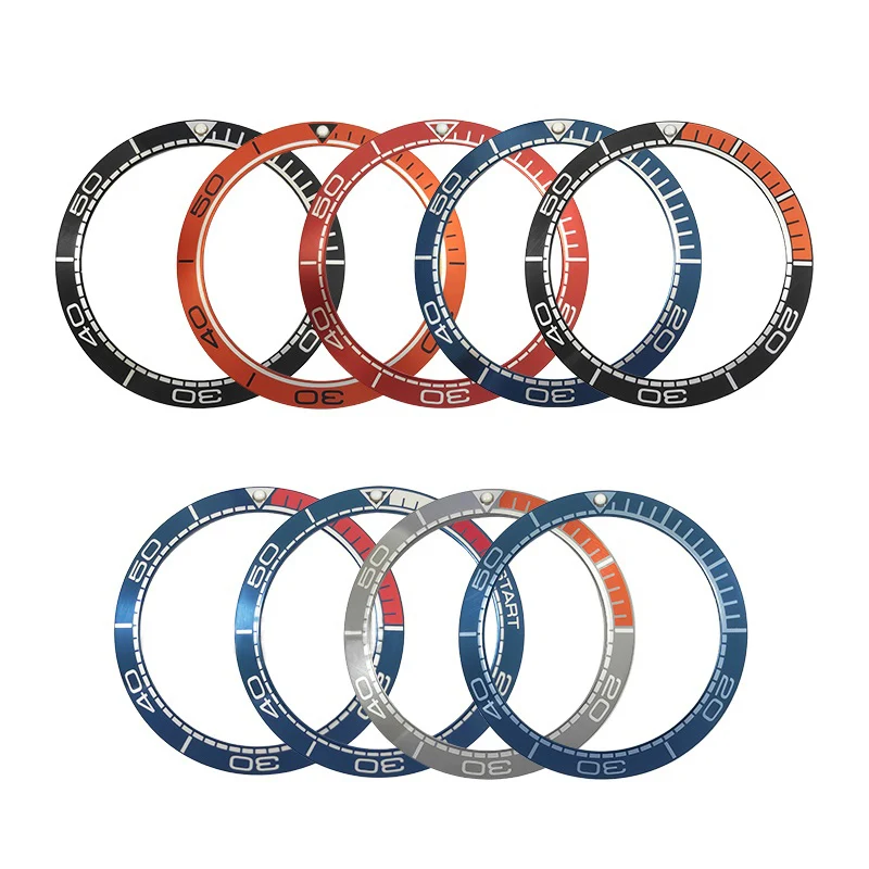 OMED Watch Accessories New Haima 300 Quarter Style Aluminum Ring Diameter 40.5mm
