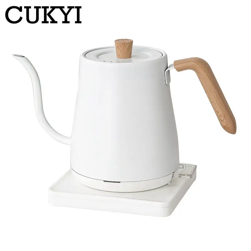 0.8L Electric Drip Coffee Kettle Stainless Steel Teapot Precise flow control Hand Drip Gooseneck Kettle Hand-brewed coffee Maker