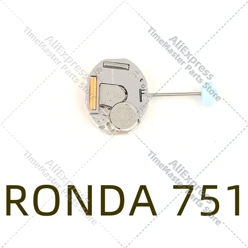 New Original Swiss Ronda 751 Movement 2-Hand Quartz Movement Electronic Movement Watch Parts