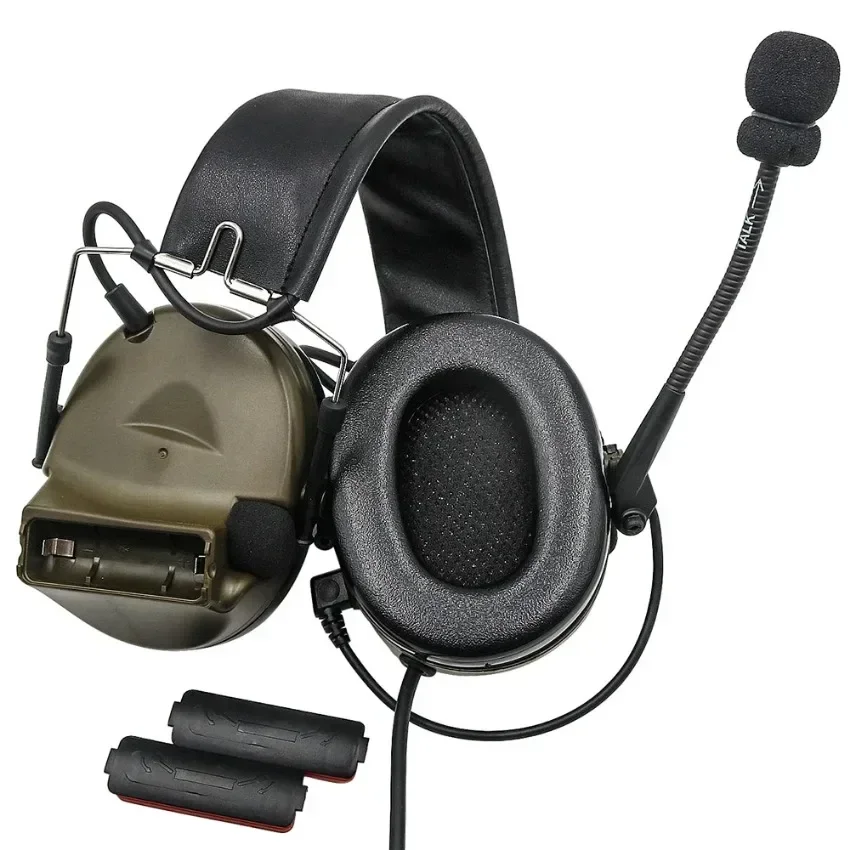 TacticalCII fone de ouvido esportes ao ar livre caça militar tacticalc2 fone de ouvido com cancelamento de ruído proteção auditiva earmuffs