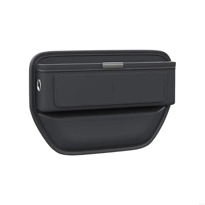 Thin Vehicle Storage Box Placed Between Front Sections Holds Phone Wallet Items 